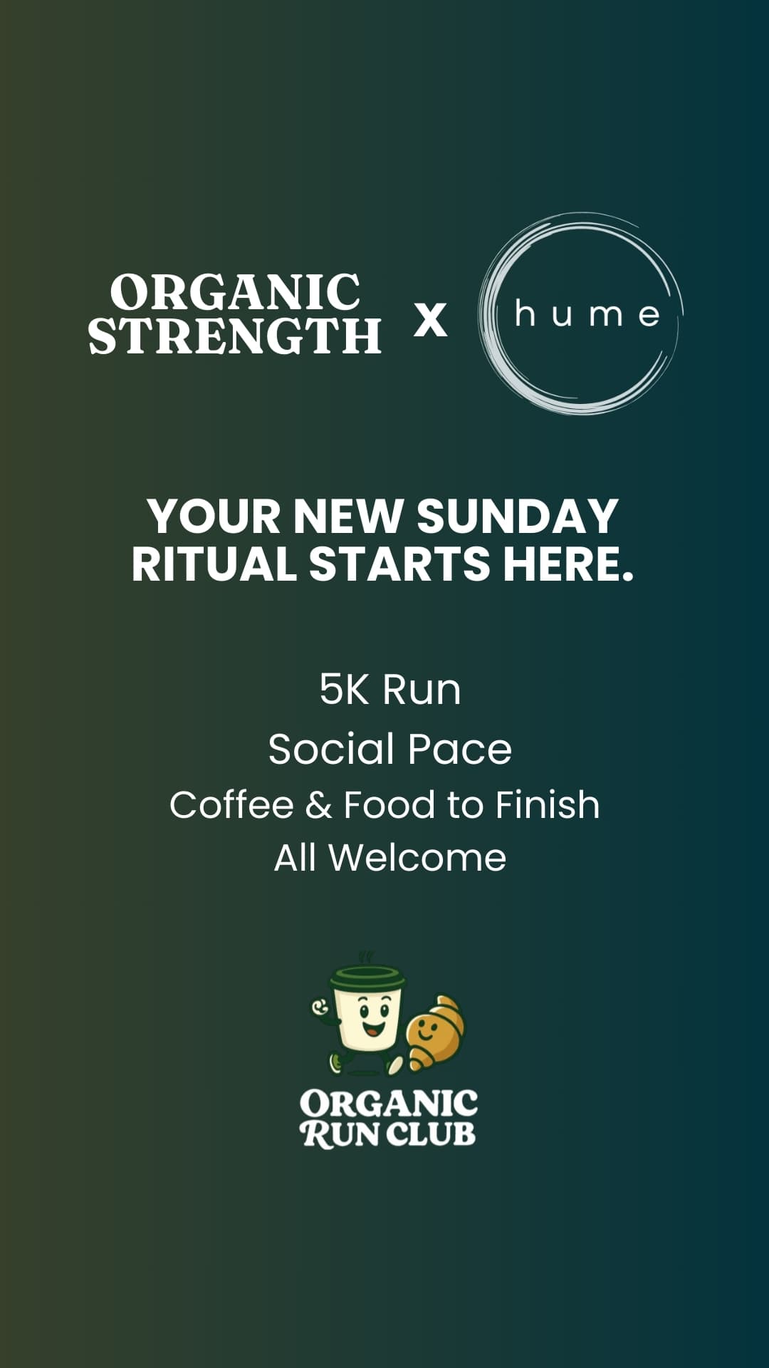 organic strength x hume run club 